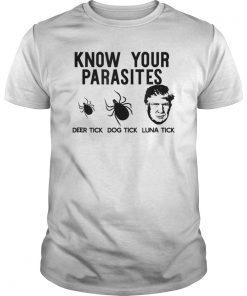 KNOW YOUR PARASITES Anti-Trump AF RESIST T Shirt Funny Gift