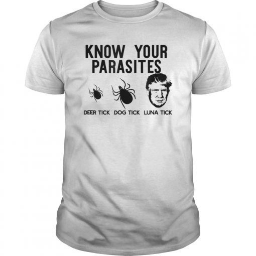 KNOW YOUR PARASITES Anti-Trump AF RESIST T Shirt Funny Gift