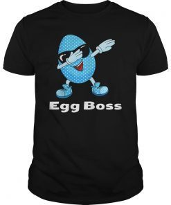 Kids Dabbing Easter Egg Boss TShirt For Boys