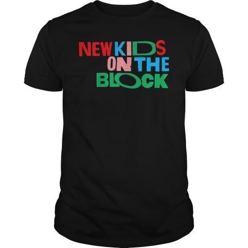 Kids New On The Block T-Shirt Pink Colorful Unisex Shirt