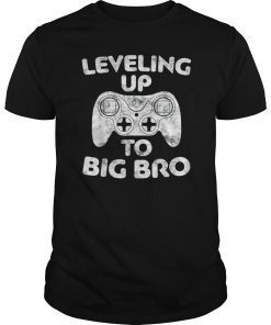 Leveling Up To Big Bro T-Shirt Future Brother Gift Shirt
