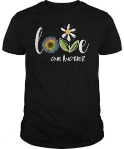 Love One Another Daisy Flower Shirt