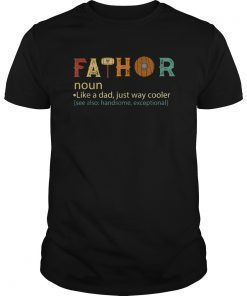 Mens Fa-Thor Like Dad Just Way cooler funny father's day T shirt