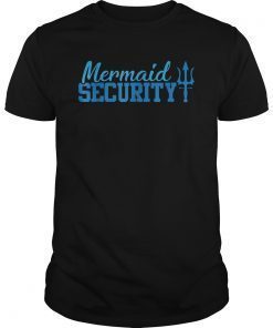 Mermaid Security Shirt Funny Swimming Gift
