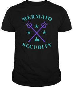 Merman Mermaid Security T-Shirt