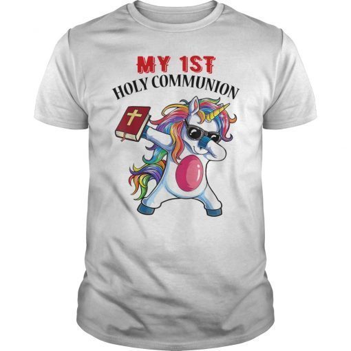 My 1st Holy Communion Unicorn Dabbing 2019 Shirt