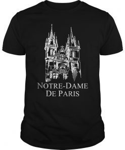 Notre Dame Paris France T-Shirt French Cathedral