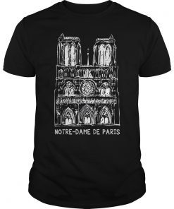 Notre-Dame-Paris France T-Shirt French Cathedral
