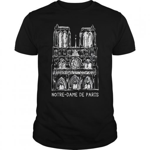 Notre-Dame-Paris France T-Shirt French Cathedral