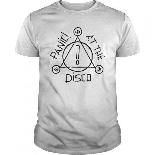 Panic Tee, Symbol At The Disco T-Shirt Funny