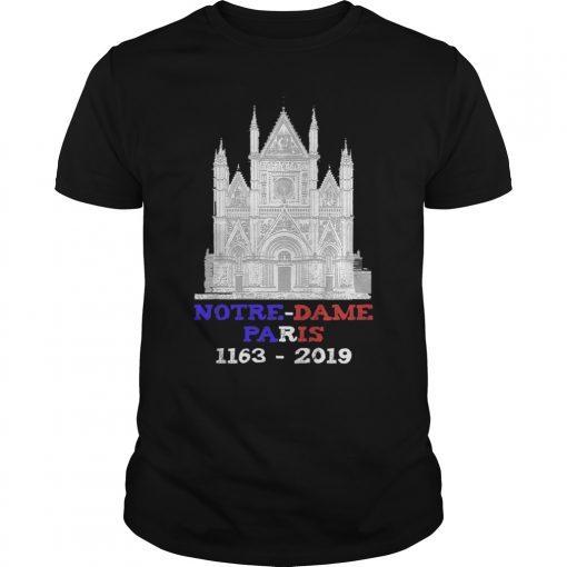 Paris France City Notre-Dame Cathedral Gift Shirt