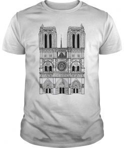 Paris France Notre Dame Cathedral T-Shirt