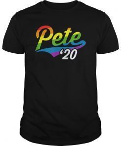 Pete Buttigieg For President 2020 Election Pride Rainbow Gay T-Shirt