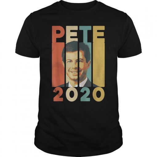 Pete Buttigieg T-Shirt Vintage - Pete For US President 2020