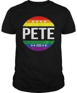 Pete Buttigieg Tshirt Rainbow LGBT 2020 for President