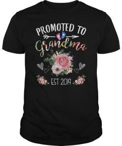 Promoted to Grandma Est 2019 New Grandma T-Shirt