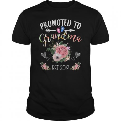 Promoted to Grandma Est 2019 New Grandma T-Shirt