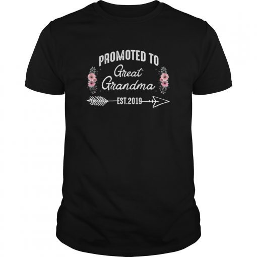 Promoted to Grandma Est 2019 New Grandma T-Shirt