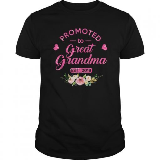 Promoted to Grandma est 2019 T-shirt