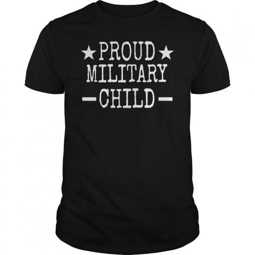 Purple Proud Military Child Shirt