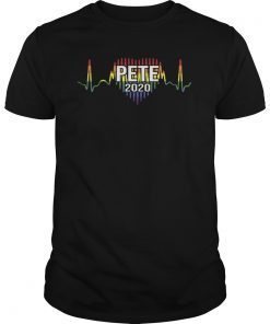 Rainbow LGBT Pride Mayor Pete Buttigieg 2020 Heart T-Shirt