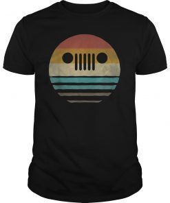 Retro Vintage Sunset Jeeps 70s Off Road Wave Men Women Gift Tee Shirts