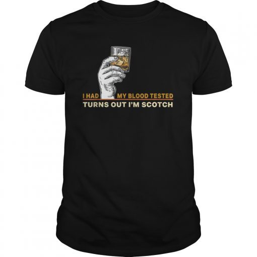 Single Malt Scotch Drinker T-shirt Scotch Whiskey Lovers Tee