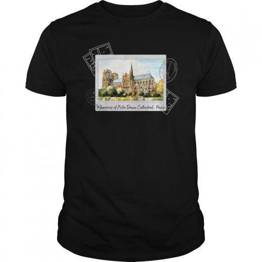 Spring Memories of Cathedral of Notre Dame T-Shirt