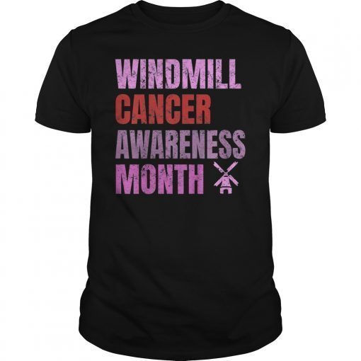 Trump Windmill Cancer Awareness Month Unisex T-Shirt