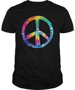 Tye Dye Peace Sign T Shirt