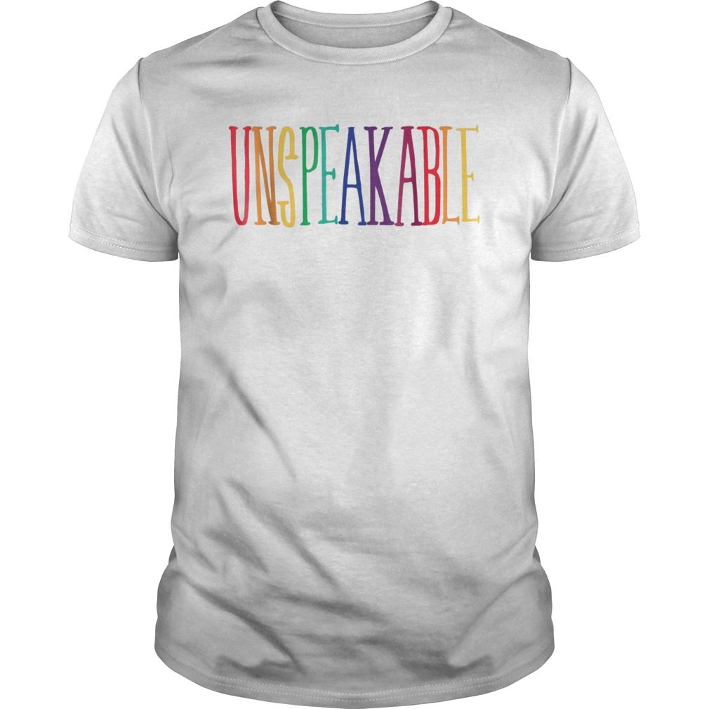 unspeakable merch t shirt