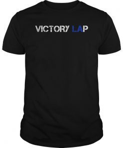 Victory Lap in LA Hussle Blue Shirt