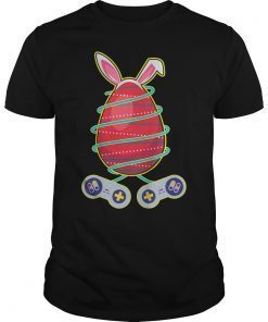 Video Gamer Egg Bunny Controller Easter for Boys Kids Shirt