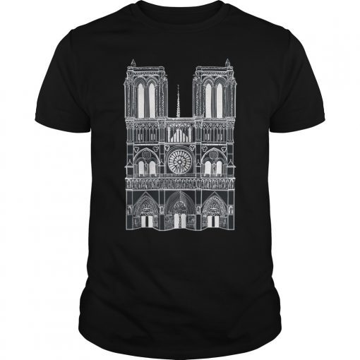 Vintage Cathedral of Notre-Dame Paris Gift Shirt