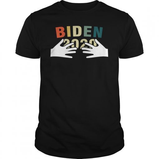 Vintage Joe Biden 2020 Hands Shirt Funny Political Gifts