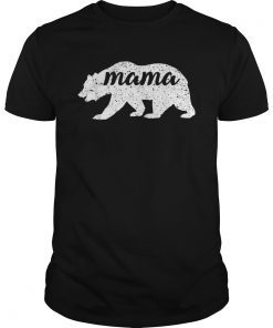 Vintage Mama Bear Shirt Cute Camping Shirt For Women