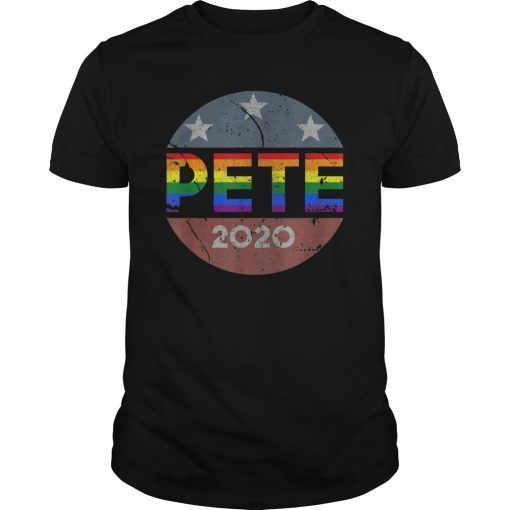 Vintage Mayor Pete Buttigieg For President 2020 LGBT T-shirt