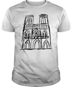 Vintage Notre Dame Cathedral Gift T-Shirt