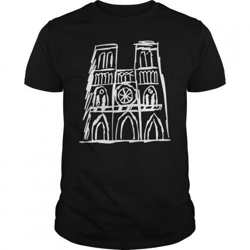 Vintage Notre Dame Cathedral Gift TShirt