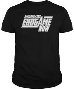 We Are In The Endgame Now Superhero Themed Shirt