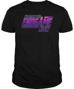 We Are In The Endgame Now Superhero Themed T-Shirt