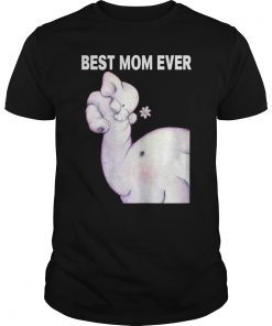 Womens Best Mom ever Elephant Mother's day Tshirt for Mother