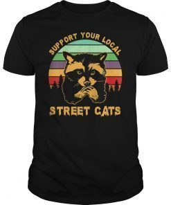 support your local street cats vintage tshirt