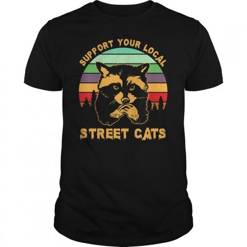 support your local street cats vintage tshirt