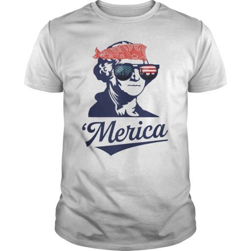 4th Of July American President Funny George Washington T-Shirt