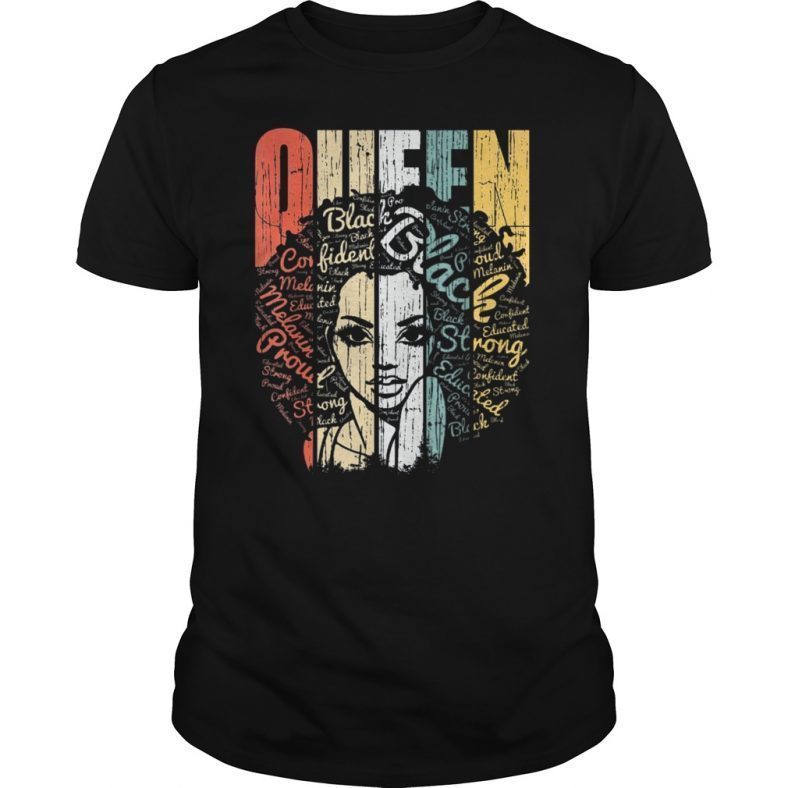 African American Shirt For Educated Strong Black Woman Queen T Shirt