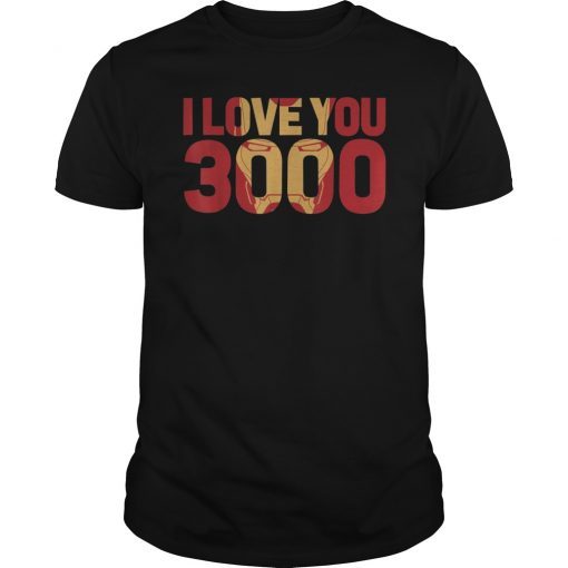 Avengers Endgame Iron Man I Love You 3000 T-Shirt