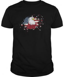 Bald Eagle American Flag 4th of July Patriotic USA Gift TShirts