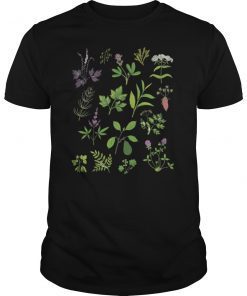 Botanical Print Plant T-Shirt