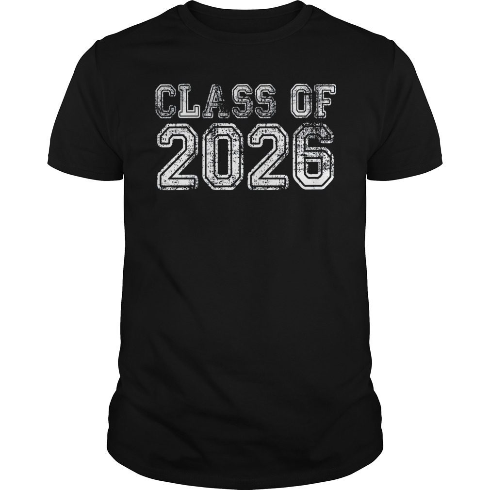 Class Of 2026 Grow With Me Graduation Year T Shirt